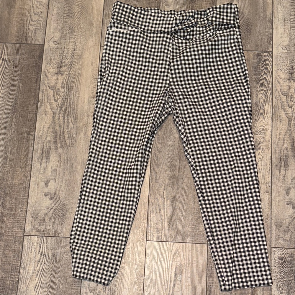 Maurices Monochrome Checkered Pants